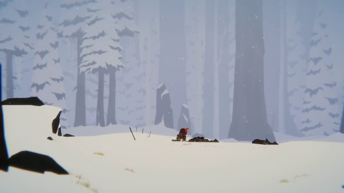 A shot of wintry 2D action game Unto The End