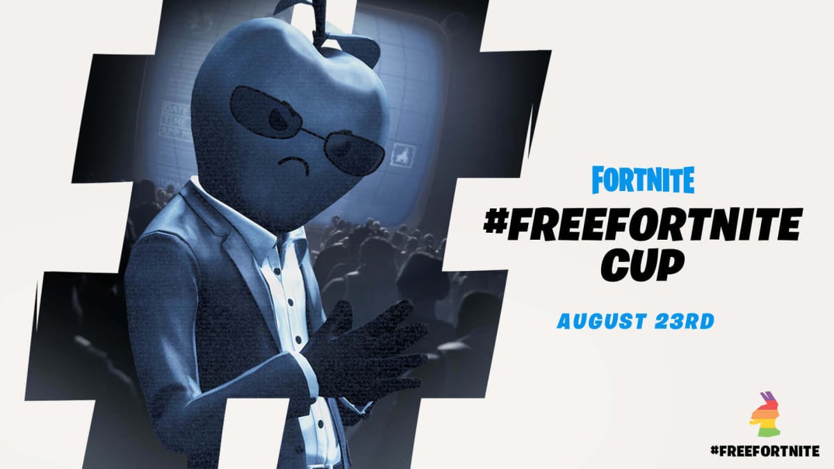 The main logo for Epic's upcoming #FreeFortnite Cup