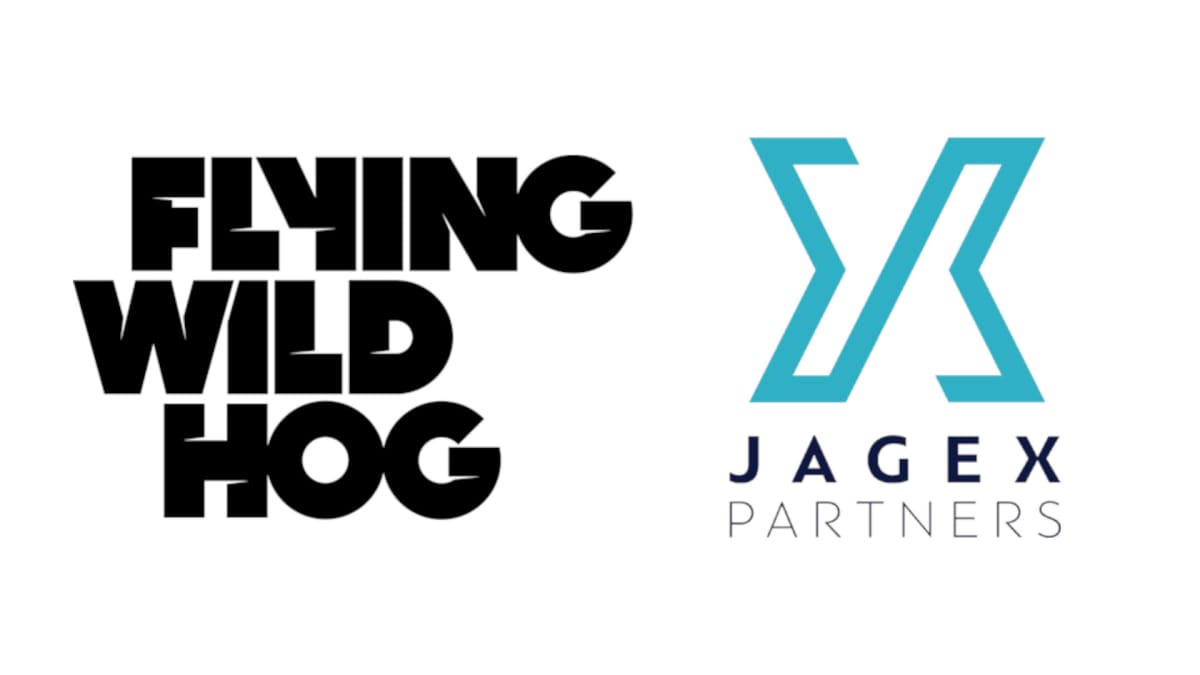 The Flying Wild Hog and Jagex Partners logos
