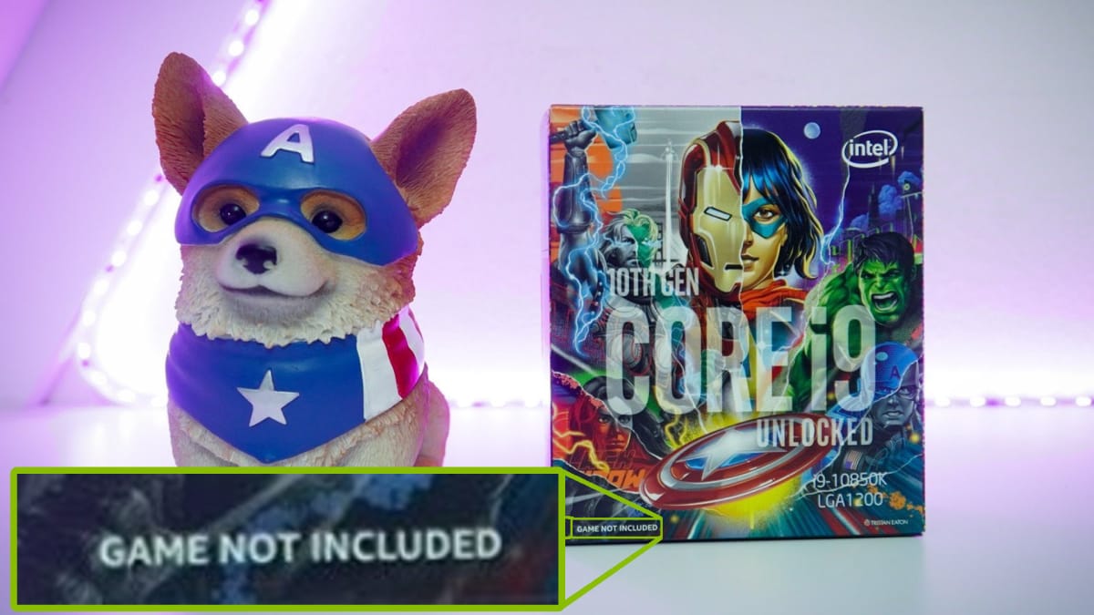 Marvel's Avengers Intel i9 Collector's Edition Packaging cover