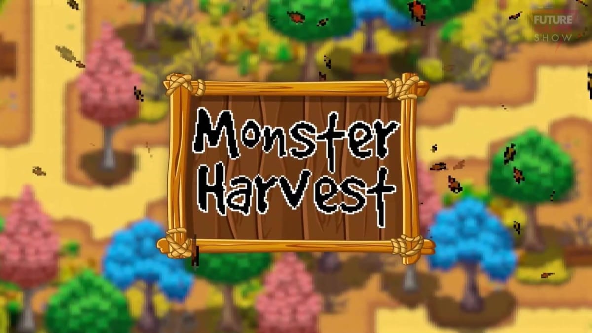 The logo for Monster Harvest