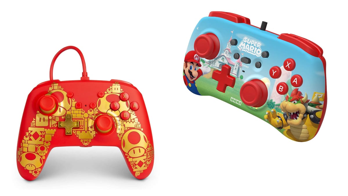 Nintendo Switch Mario Controllers cover