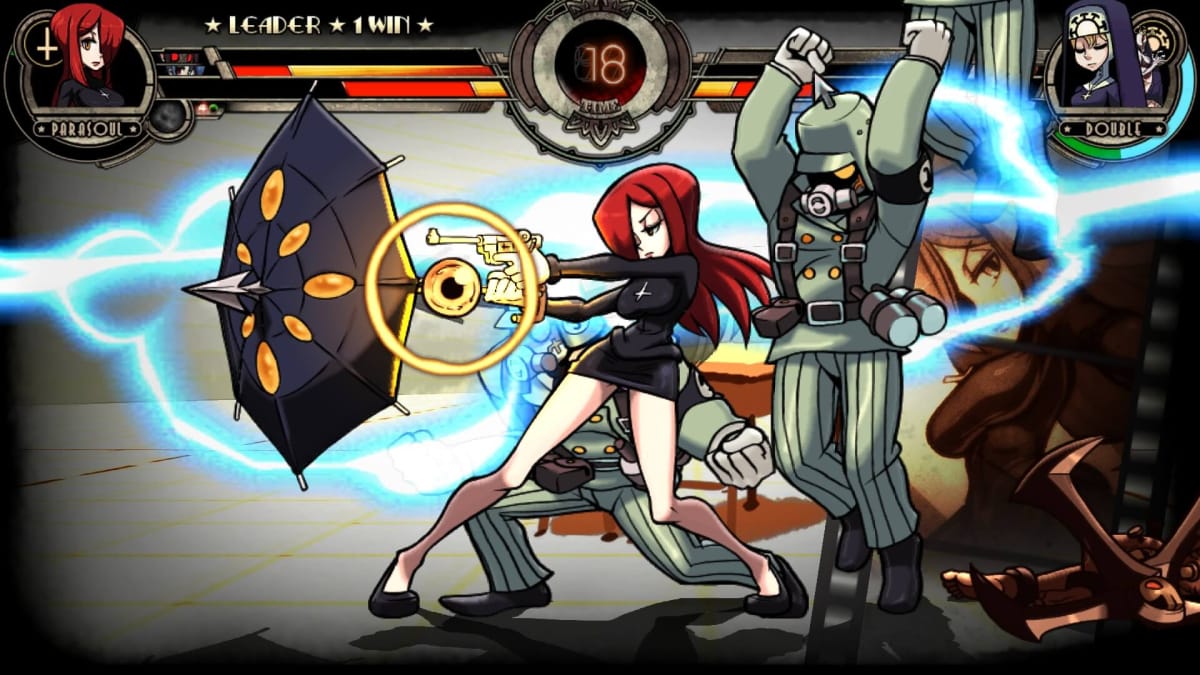 A shot of Skullgirls, the game Lab Zero has been removed from by its publisher