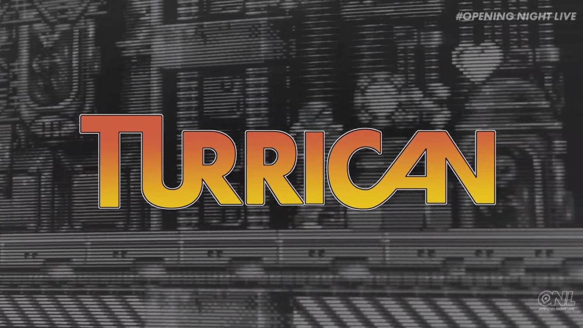 A logo splash for Turrican