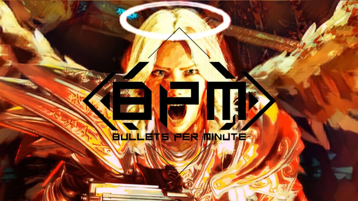 The main logo and artwork for BPM: Bullets Per Minute