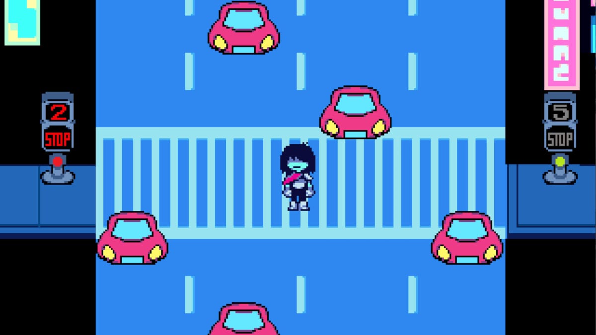 A scene from Deltarune Chapter 2, which is in development