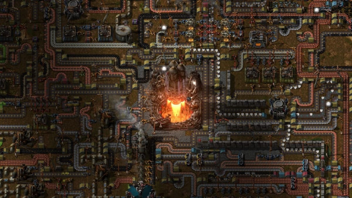 Factorio Lots Of Cables And Whatnot
