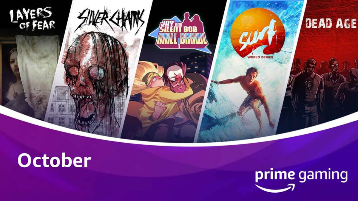 The games lineup for Prime Gaming in October 2020