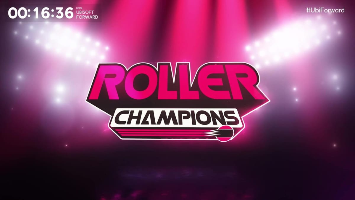 The logo for Roller Champions
