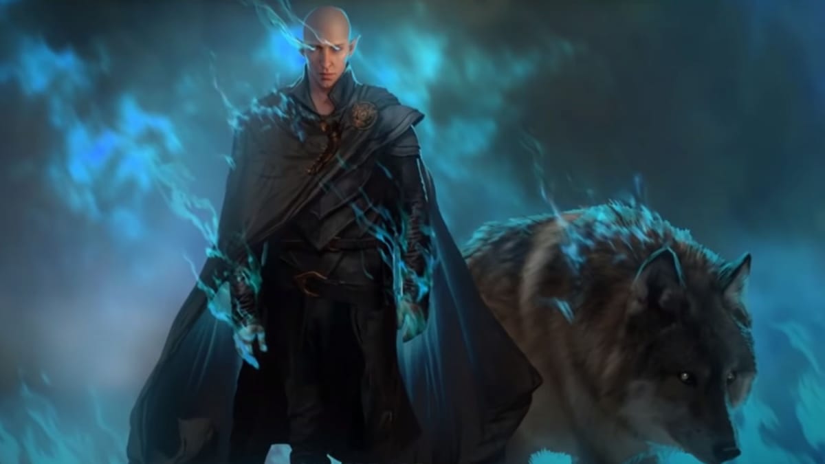 Solas, the Dread Wolf, in Dragon Age 4 concept art