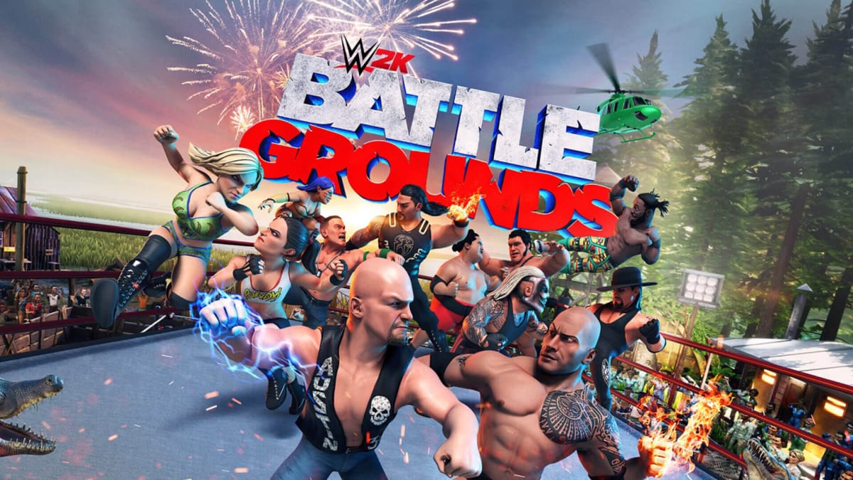 WWE 2K Battlegrounds Key Art