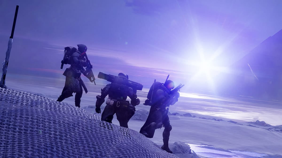 Promotional artwork depicting an alien landscape in Destiny 2