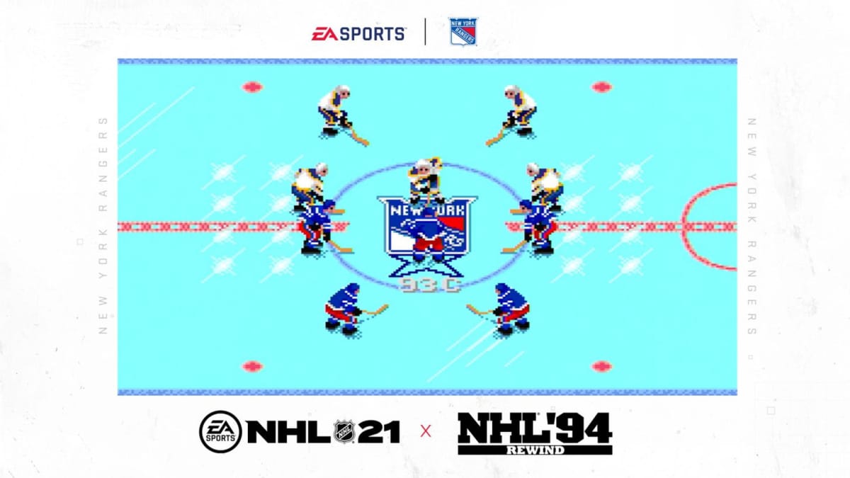 NHL 94 Rewind NHL 21 cover