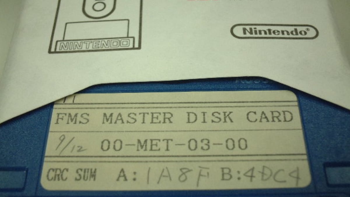 Nintendo Leak Metroid Master Disk Card