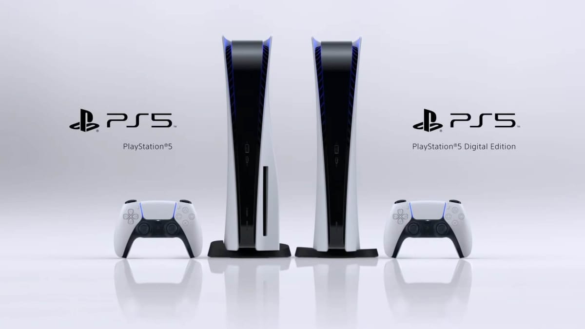 The two PS5 models - disc and digital editions