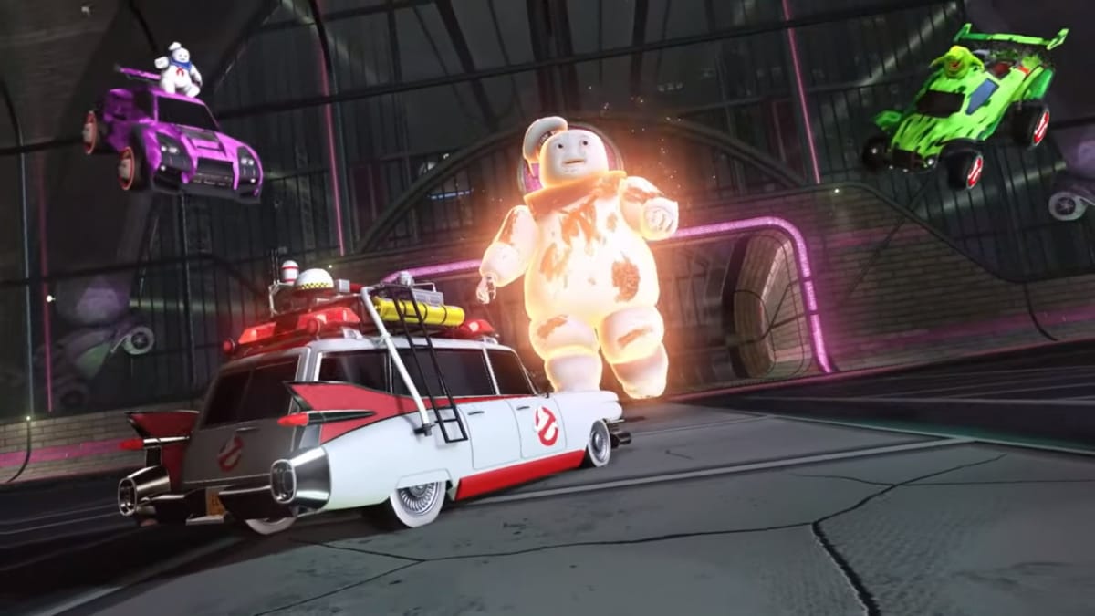 Rocket League Haunted Hallows Ghostbusters cover