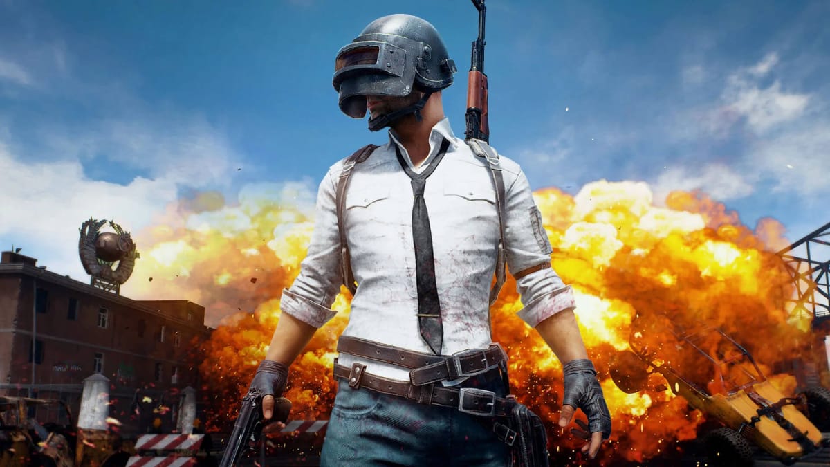 Artwork depicting a player in PUBG Mobile