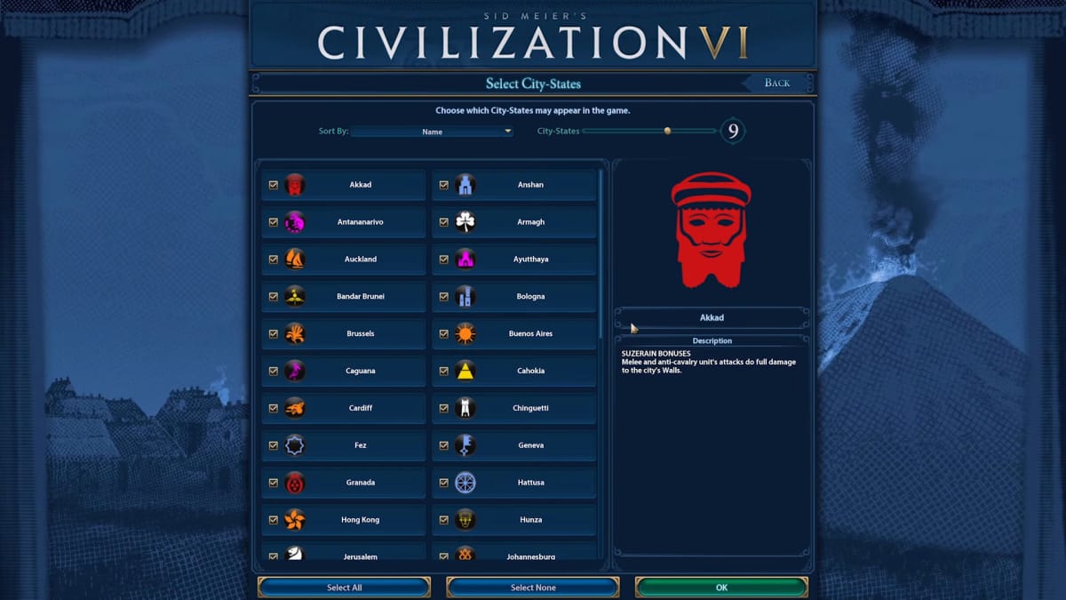 Civilization 6 December 2020 Update City States update cover
