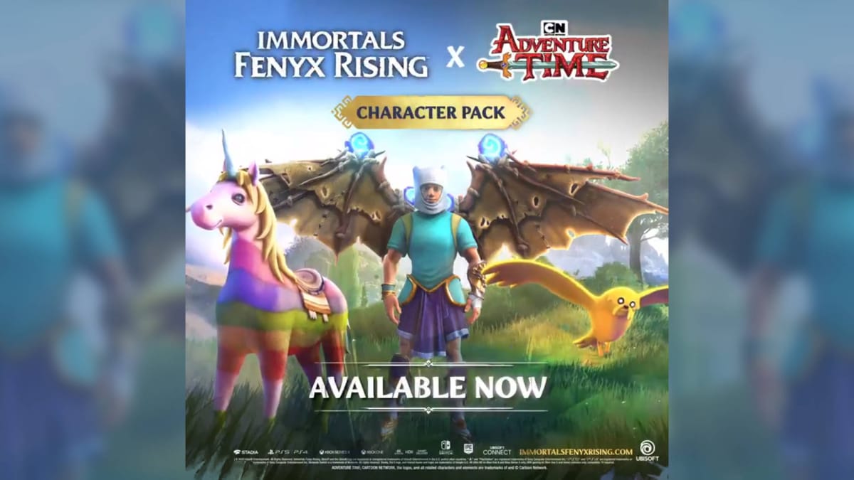 Immortals Fenyx Rising x Adventure Time Character Pack cover