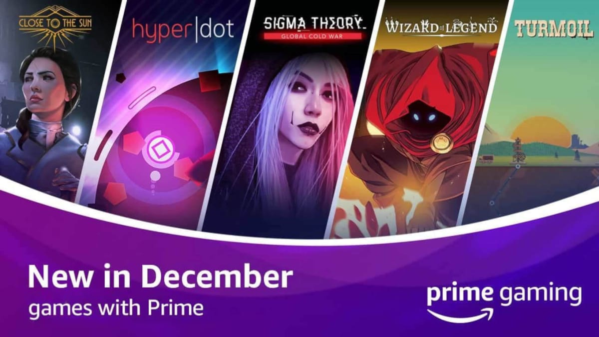 The December lineup for Prime Gaming