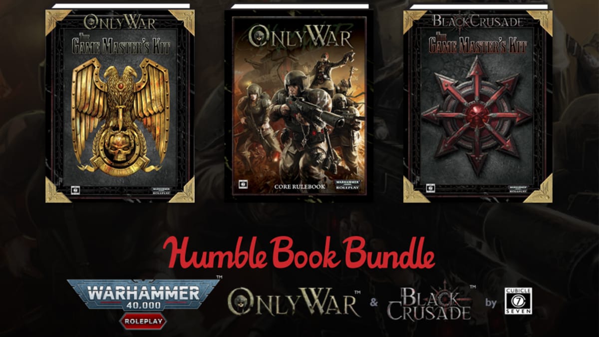 Humble RPG Books Bundle: Warhammer 40K: Black Crusade & Only War - Key Art