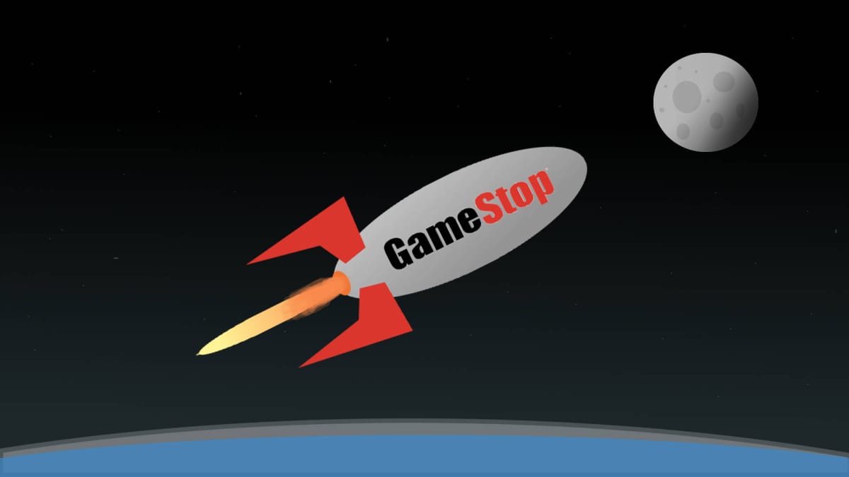 GameStop Stock trading GME to the moon cover