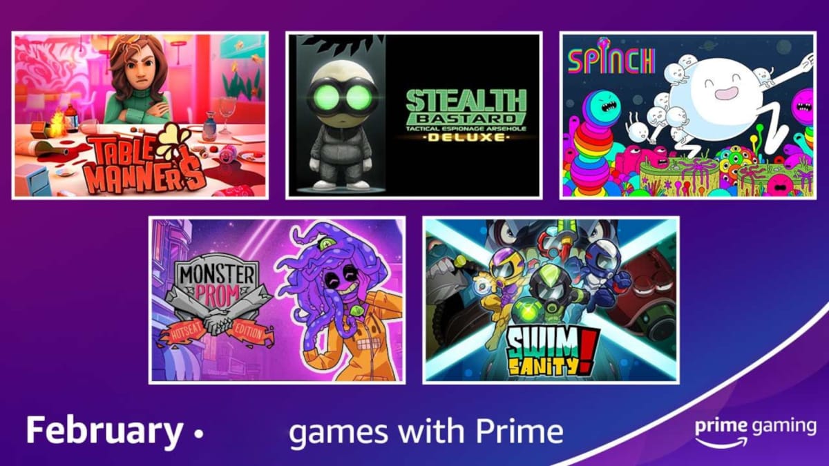 The February Prime Gaming lineup