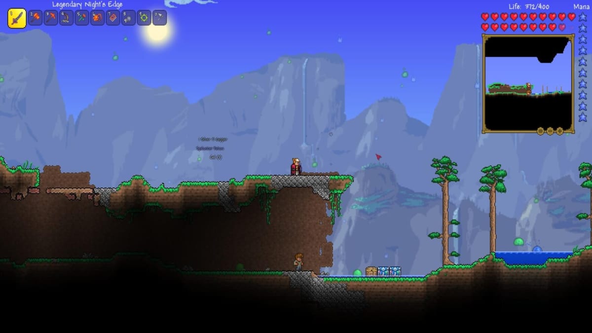 A screenshot from Terraria, Re-Logic's most well-known game.