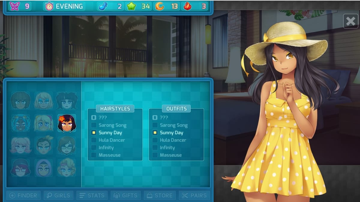 Huniepop 2 Outfit Feature