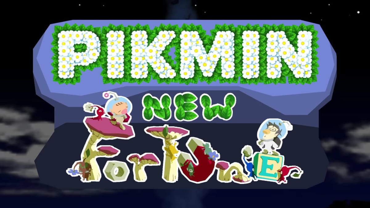 The logo for Pikmin: New Fortune