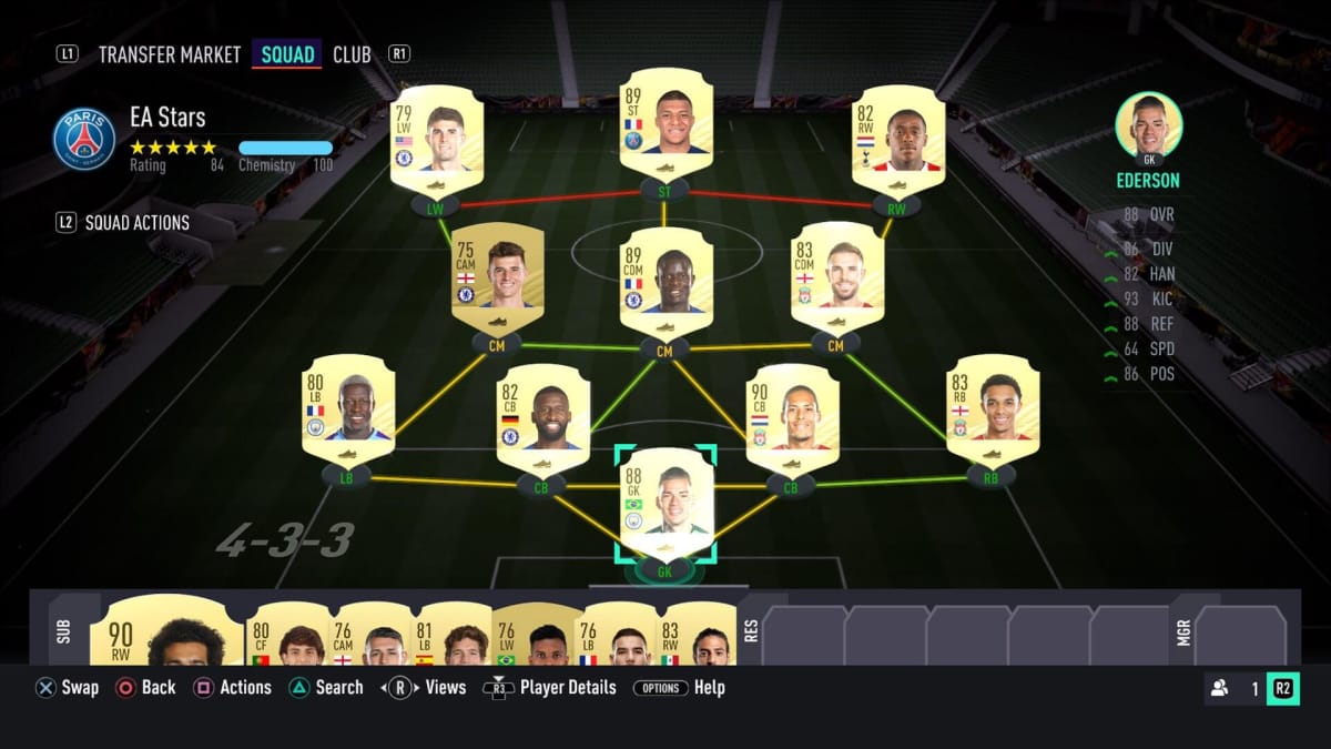The FIFA Ultimate Team Mode, a game mode that prominently features loot boxes