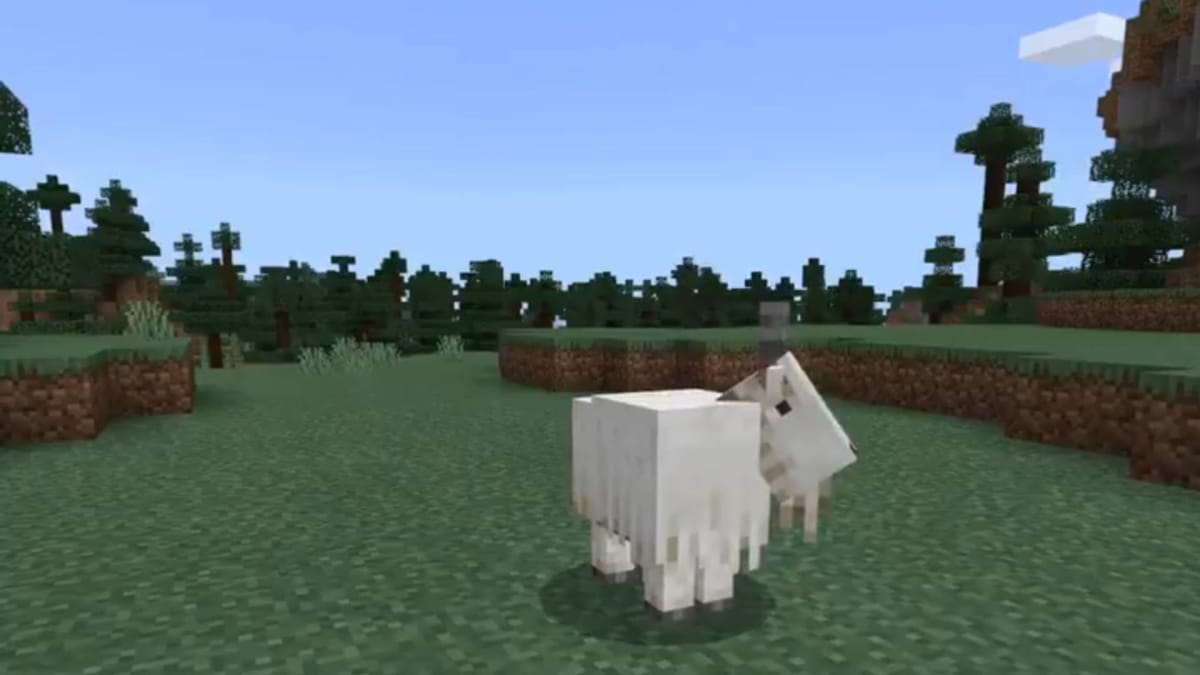 Minecraft Snapshot 21W13A goats cover