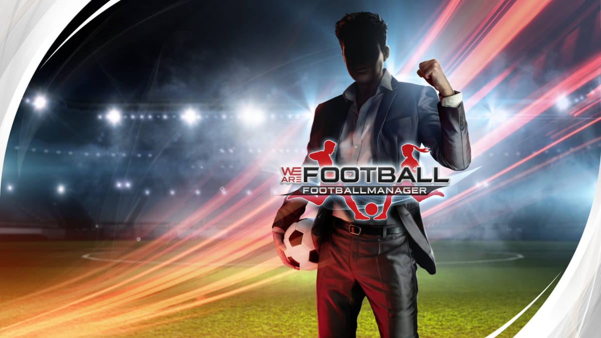 The main key art for new football management sim We Are Football