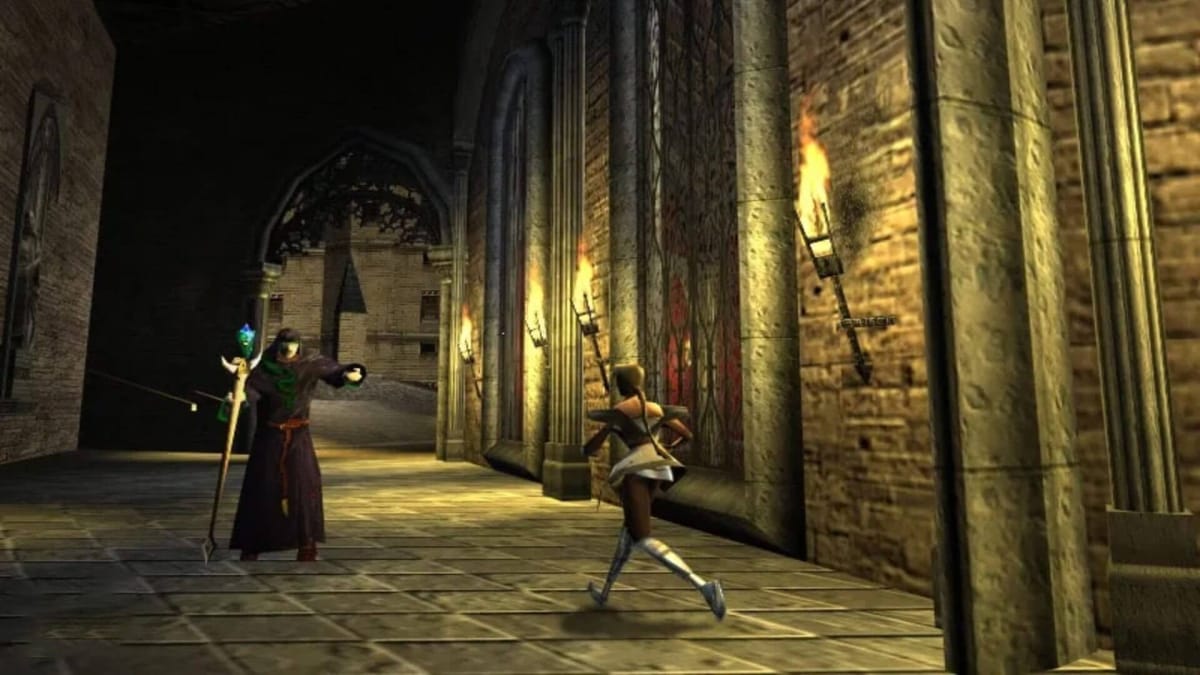 A gameplay screenshot of Castlevania Resurrection.