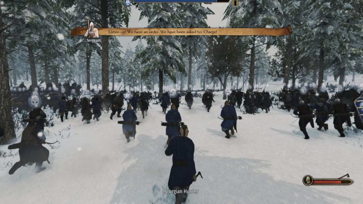 A battle in the Freelancer mod for Mount and Blade II.