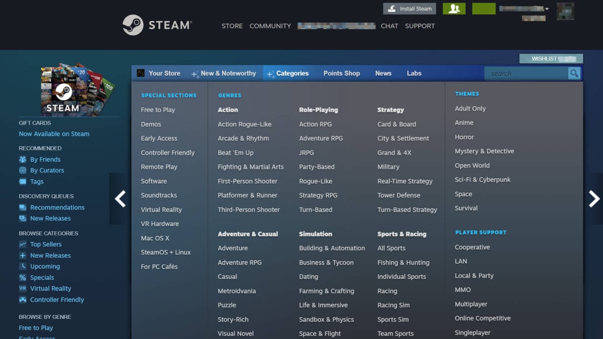 Steam Categories and Playtest Feature cover