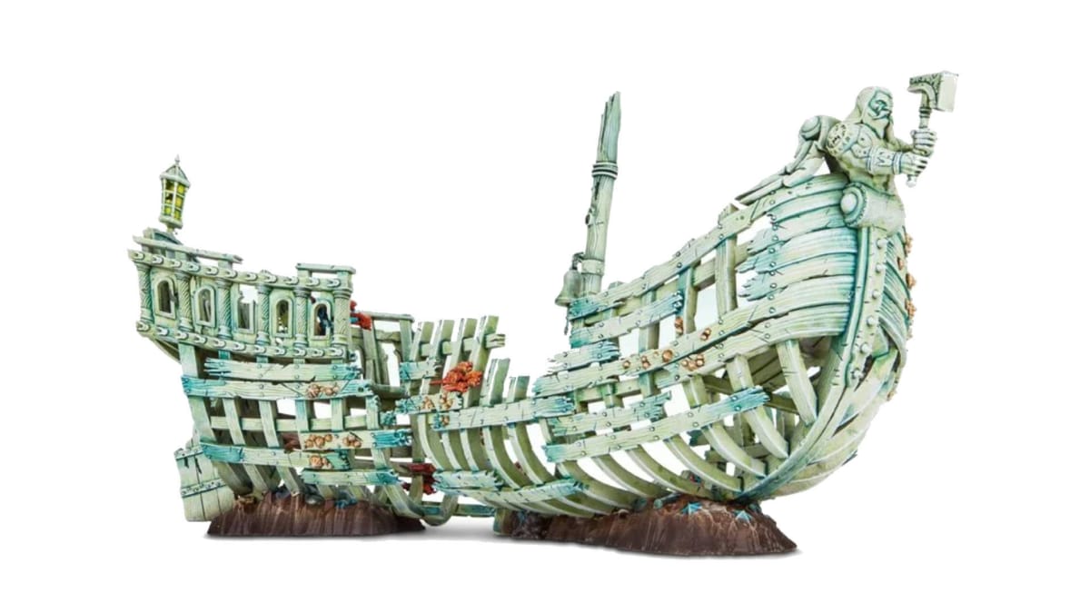 Warhammer Boat showing delayed preorders