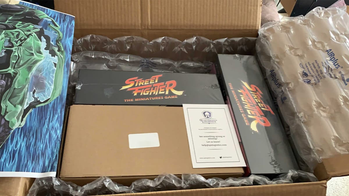 Street Fighter: The Miniature Game - Shipping Example
