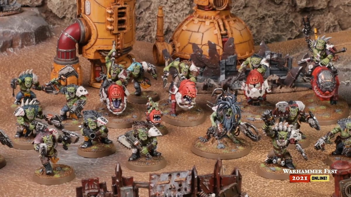 A look at the new Beast Snagga Ork units