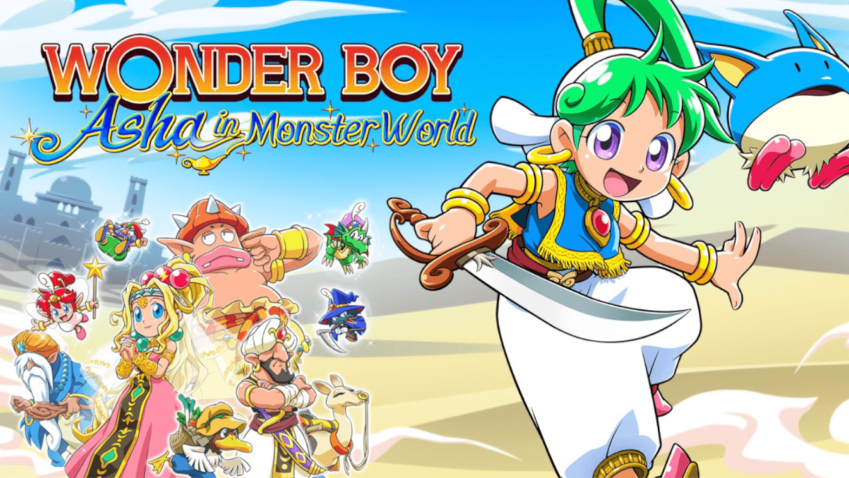 Key art of Wonder Boy: Asha in Monster World