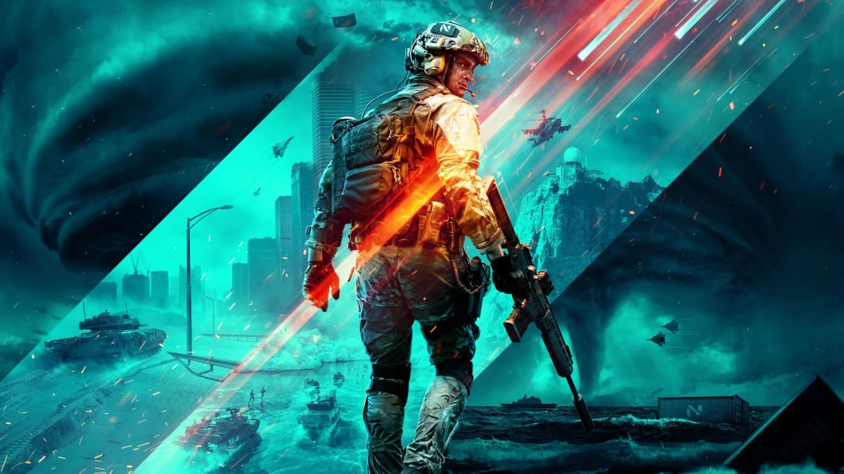 Official key art for Battlefield 6, which is actually called Battlefield 2042 according to a leak