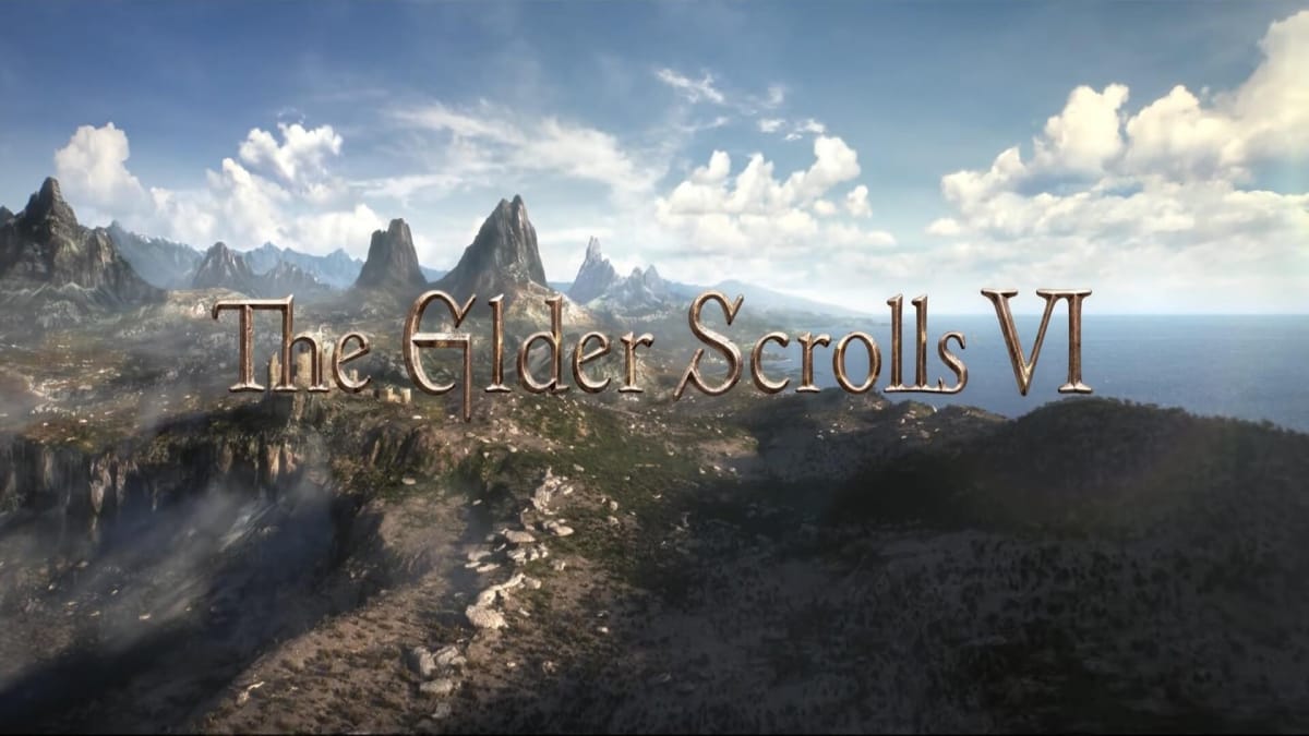 A still from the Elder Scrolls VI announcement trailer.
