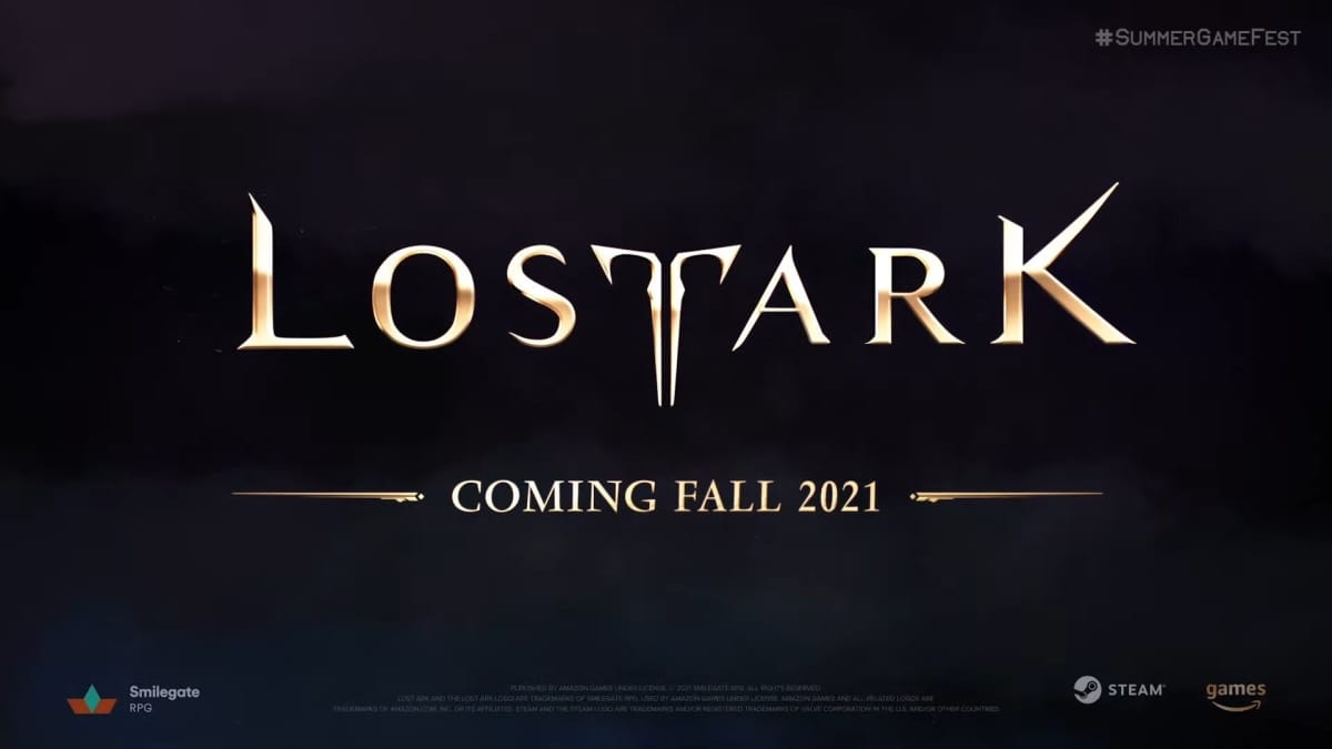 The announcement image for the Korean MMO Lost Ark