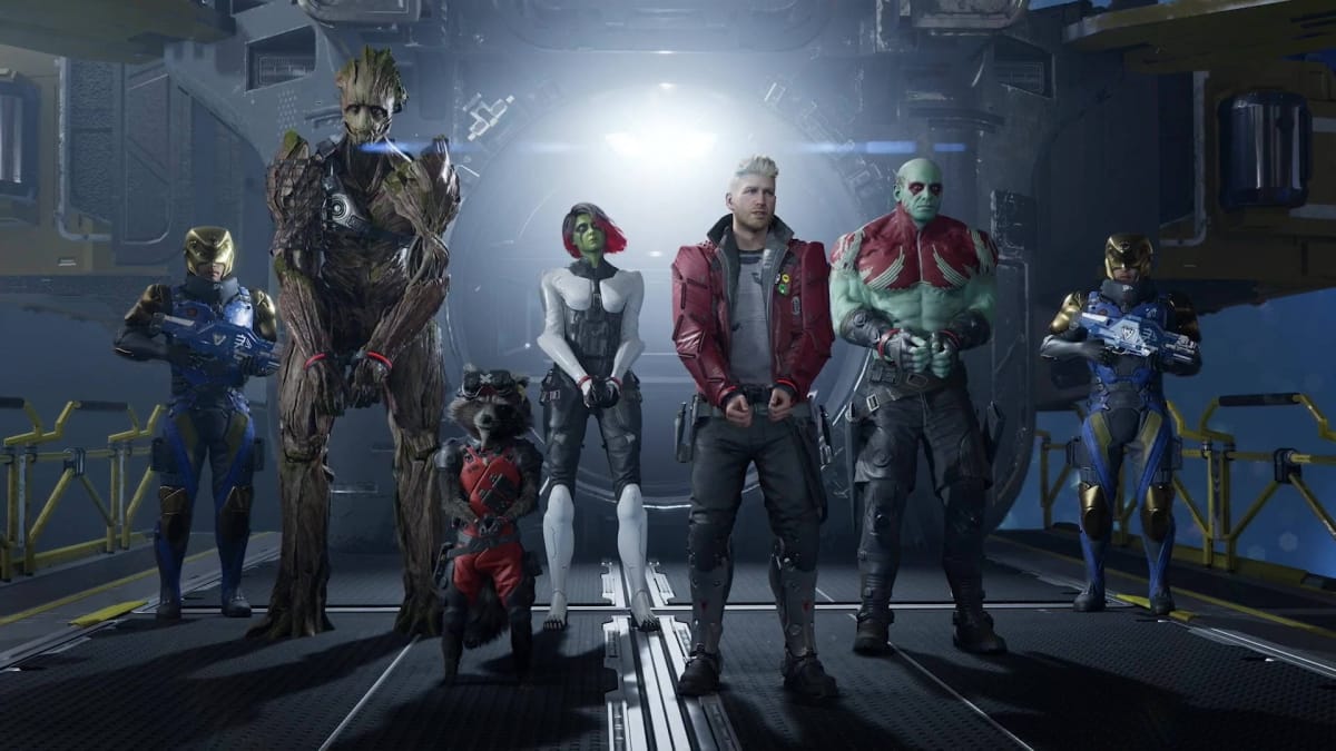 Marvel's Guardians of the Galaxy game cover