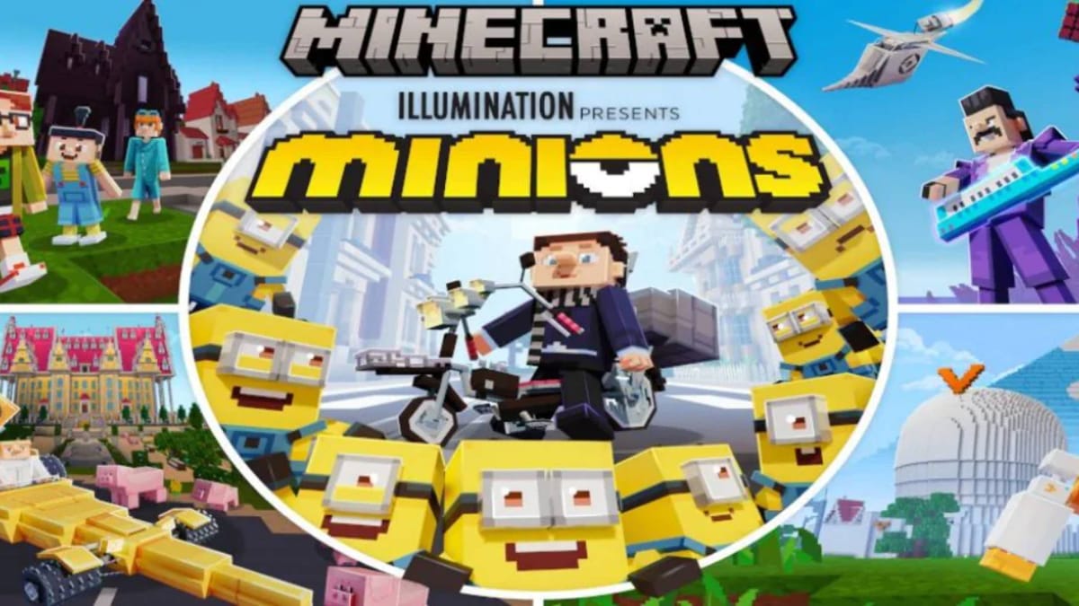Minions x Minecraft DLC cover