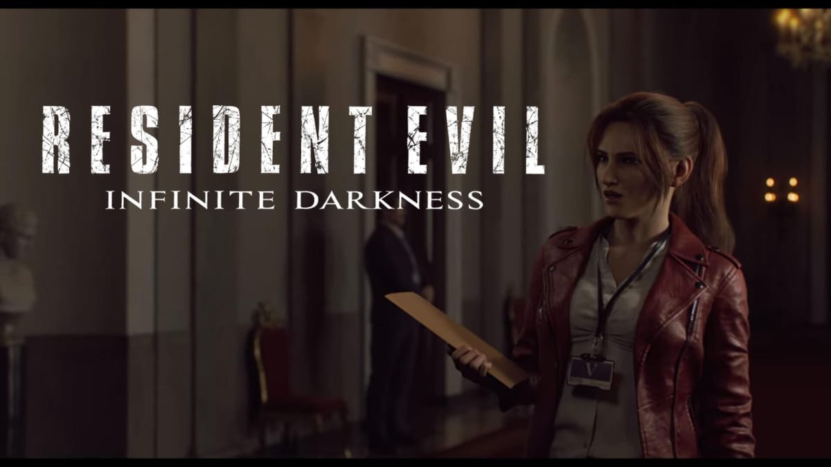 Resident Evil Infinite Darkness Preview Image with the title on screen 