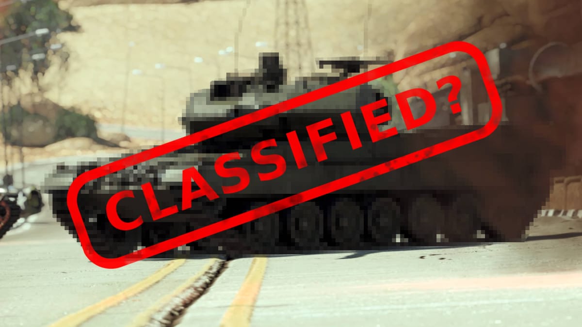 War Thunder Challenger 2 classified cover