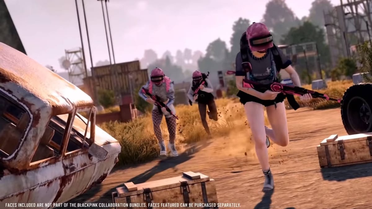 PUBG Free-to-play event Blackpink cover