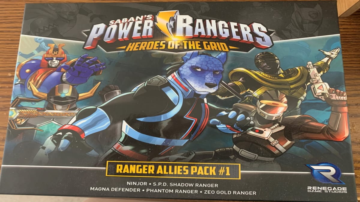 The box art for Ally Pack 1 for Power Rangers Heroes of the Grid