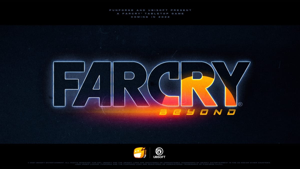 The game's title with Ubisoft and Funforge's logos seen below